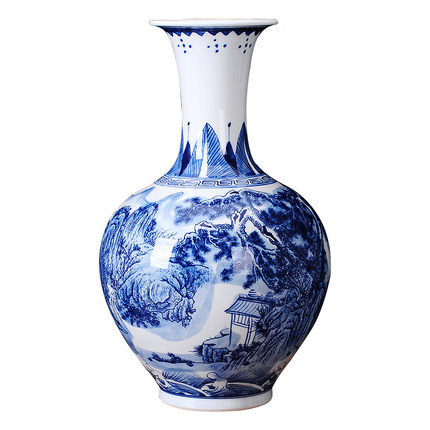 porcelain for Jahrriesnge blue landscape painting vase cna0049 porcelain Jahrriesnge for blue landscape painting vase cna0049