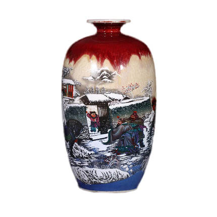 porcelain for Jahrriesnge kiln change cracked glaze pomegranate flower vase cna0442 porcelain Jahrriesnge for kiln change cracked glaze pomegranate flower vase cna0442