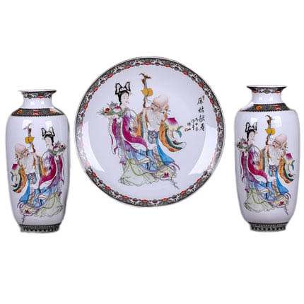 porcelain for Jahrriesnge vase set three pieces cna0573 porcelain Jahrriesnge for vase set three pieces cna0573