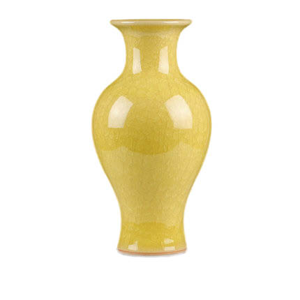 porcelain for Jahrriesnge yellow ice cube cracked gourd vase cna0733 porcelain Jahrriesnge for yellow ice cube cracked gourd vase cna0733