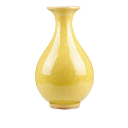 porcelain for Jahrriesnge yellow ice cube cracked gourd vase cna0734 porcelain Jahrriesnge for yellow ice cube cracked gourd vase cna0734