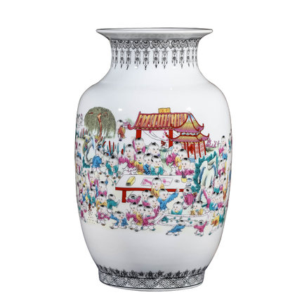 porcelain for Jahrriesnge pastel one hundred children figure vase cna0782 porcelain Jahrriesnge for pastel one hundred children figure vase cna0782