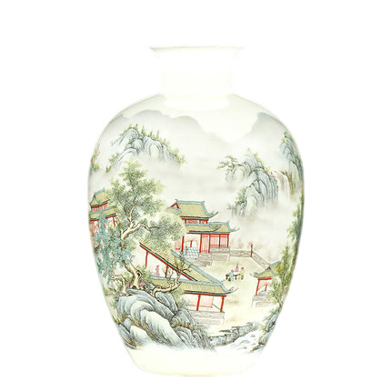 porcelain for Jahrriesnge colorful landscape vase cna1007 porcelain Jahrriesnge for colorful landscape vase cna1007