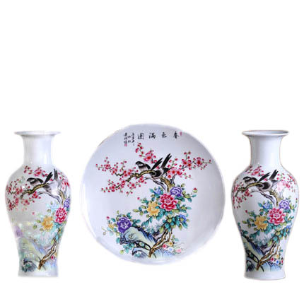 porcelain for Jahrriesnge vase set 3pcs cna1059 porcelain Jahrriesnge for vase set 3pcs cna1059
