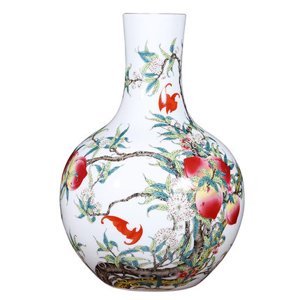 porcelain for Jahrriesnge nine peach illustration vase cna1124 porcelain Jahrriesnge for nine peach illustration vase cna1124