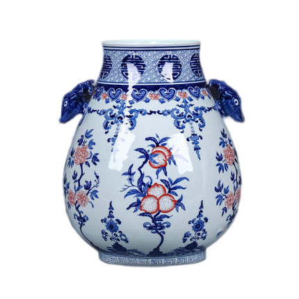 porcelain for Jahrriesnge deer head binaural lucky bucket vase cna1130 porcelain Jahrriesnge for deer head binaural lucky bucket vase cna1130