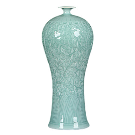 porcelain for Jahrriesnge carving shadow blue glaze vase cna1304 porcelain Jahrriesnge for carving shadow blue glaze vase cna1304