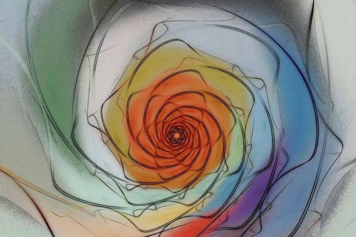 Abstract Jahrriesnge  for colorful-lpf05909 