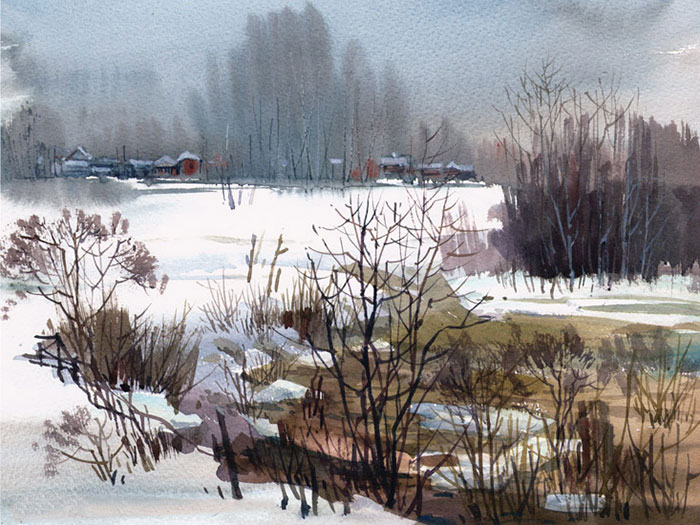 Landscape for JAHRRIESNGE winter lpf08215 Landscape JAHRRIESNGE for winter lpf08215