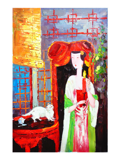 Portrait for Jahrriesnge old times lady lpf08853 Portrait Jahrriesnge for old times lady lpf08853