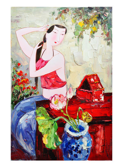 Portrait for Jahrriesnge old times lady lpf08855 Portrait Jahrriesnge for old times lady lpf08855