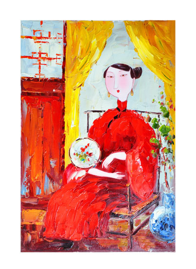 Portrait for Jahrriesnge old times lady lpf08856 Portrait Jahrriesnge for old times lady lpf08856