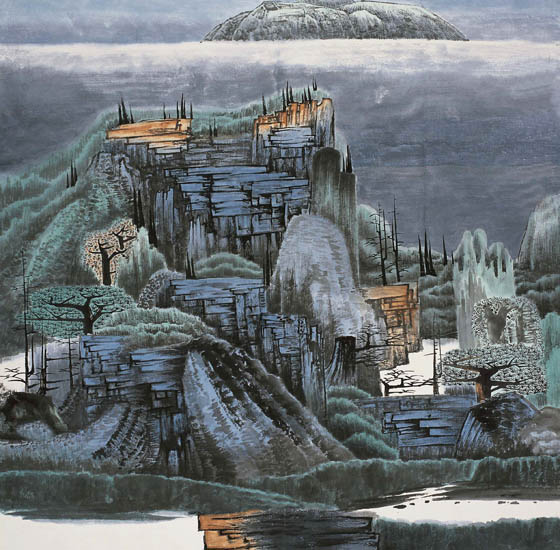 Landscape JAHRRIESNGE  for mountains lpf08940 