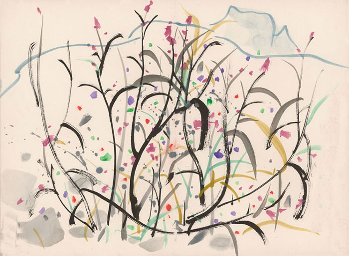 Landscape JAHRRIESNGE  for flowers lpf08973 