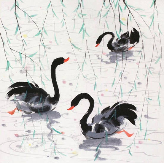 Landscape JAHRRIESNGE  for geese lpf09024 