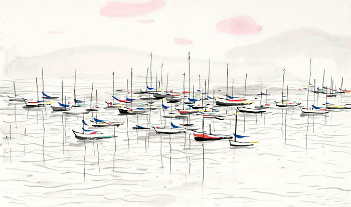 Landscape for JAHRRIESNGE boats lpf09126 Landscape JAHRRIESNGE for boats lpf09126