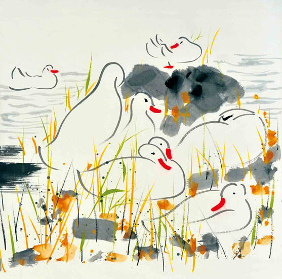 Landscape for JAHRRIESNGE ducks lpf09278 Landscape JAHRRIESNGE for ducks lpf09278