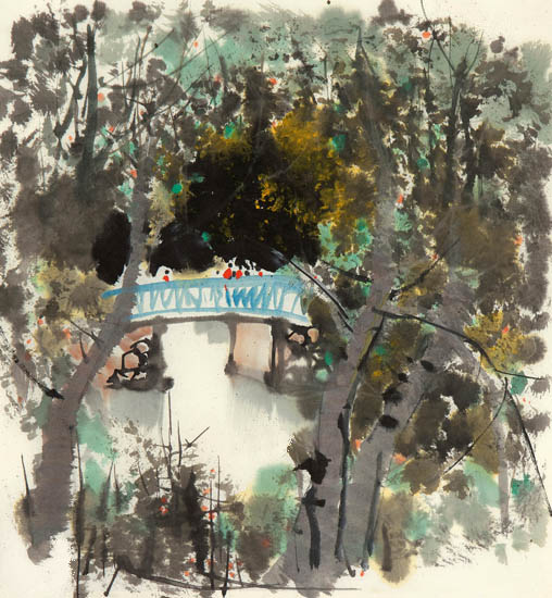 Landscape JAHRRIESNGE  for bridge lpf09286 