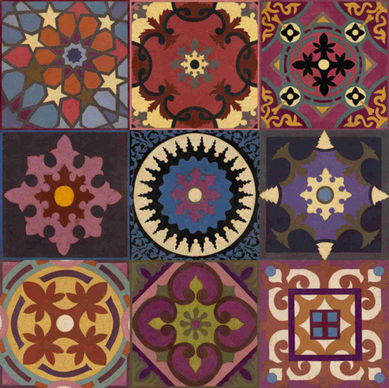 Abstract Jahrriesnge  for pattern lpf10702 