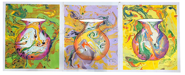 Oil Painting for JAHRRIESNGE vase-lpg417 Oil Painting JAHRRIESNGE for vase-lpg417