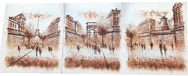 Landscape JAHRRIESNGE  for Arc-de-Triomphe-and-Eiffel-Tower-lpg0788 