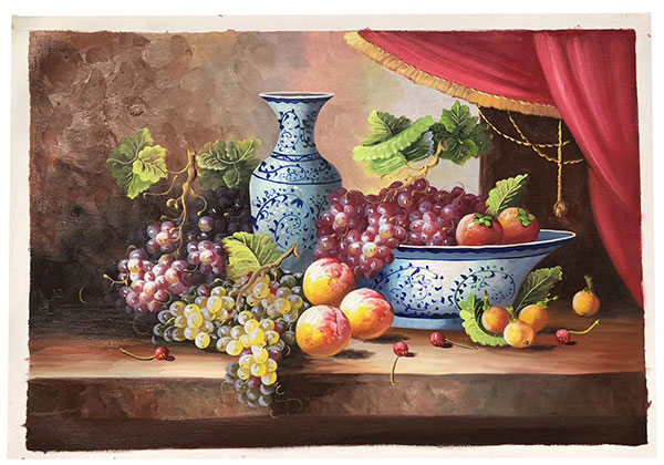 Still Life Jahrriesnge  for vase-fruits-lpg0882 