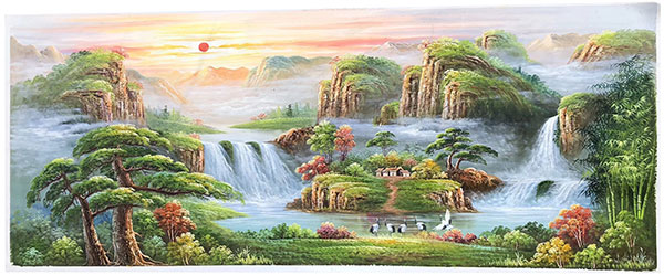 Landscape for JAHRRIESNGE sunrise-waterfall-lpg1368 Landscape JAHRRIESNGE for sunrise-waterfall-lpg1368