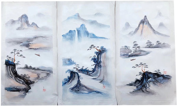 Landscape for JAHRRIESNGE boat-in-river-lpg1411 Landscape JAHRRIESNGE for boat-in-river-lpg1411