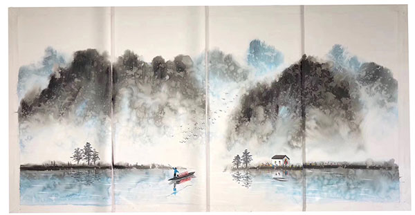 Landscape for JAHRRIESNGE montain-and-boat-lpg1443 Landscape JAHRRIESNGE for montain-and-boat-lpg1443