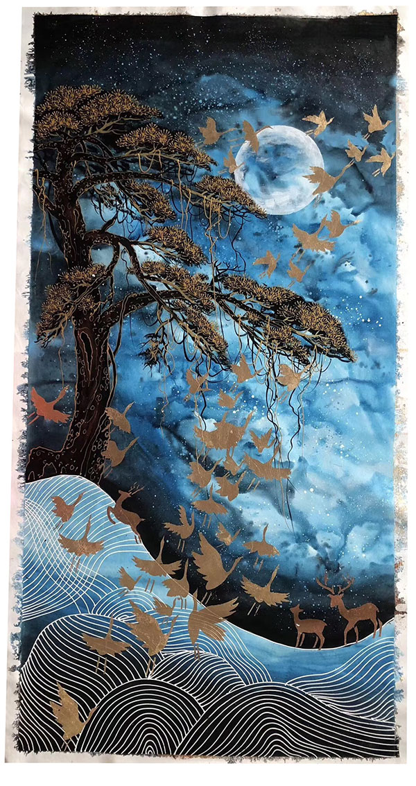 Landscape Jahrriesnge  for birds-moon-lpg1496 