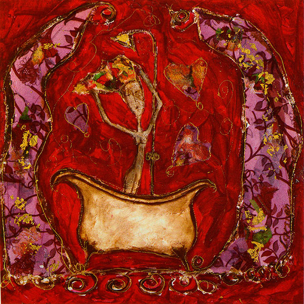 Abstract Jahrriesnge  for shower-lady-lpg2025 