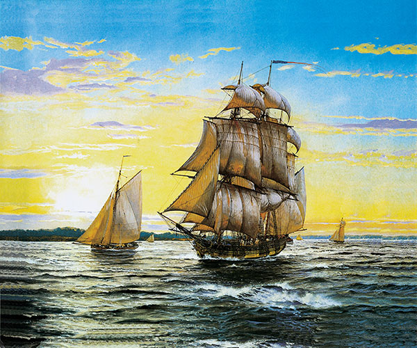 Landscape for JAHRRIESNGE sailboat lpg2385 Landscape JAHRRIESNGE for sailboat lpg2385