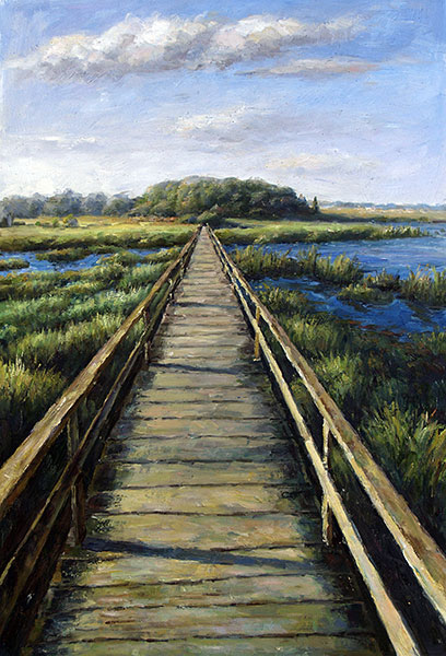 Landscape for JAHRRIESNGE wooden bridge lpg2439 Landscape JAHRRIESNGE for wooden bridge lpg2439