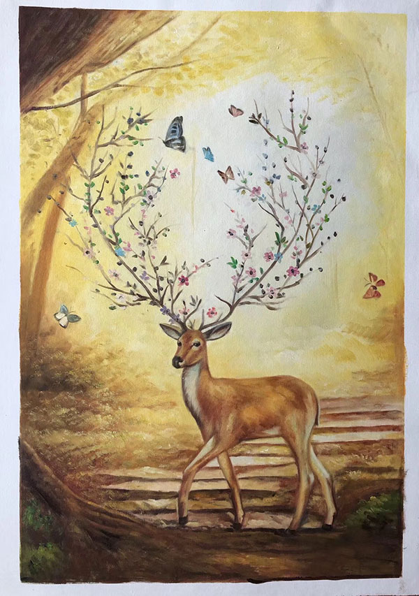 Animals for Jahrriesnge deer and butterfly lpg2686 Animals Jahrriesnge for deer and butterfly lpg2686